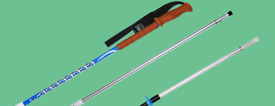 Various ski pole accessories and parts