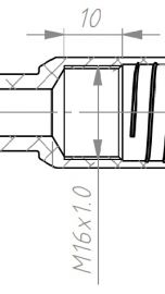 Internal thread_M16x1