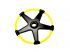 Plastic ring basket yellow